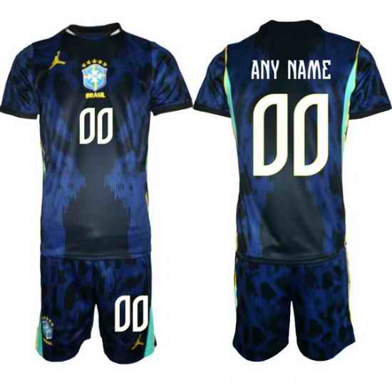 Youth Brazil 2026 FIFA World Cup Blue Away Soccer Jersey CUSTOM